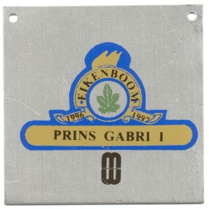Prins Gabri 1 Onderscheiding
