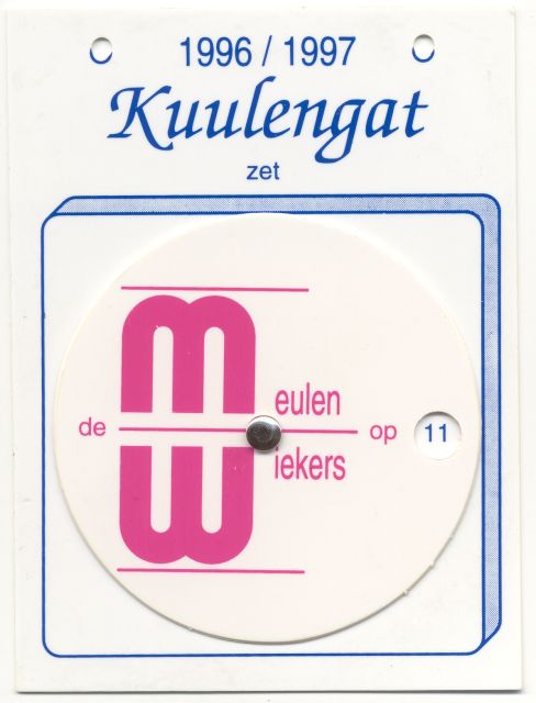 Onderscheiding Meulenwiekers 1997